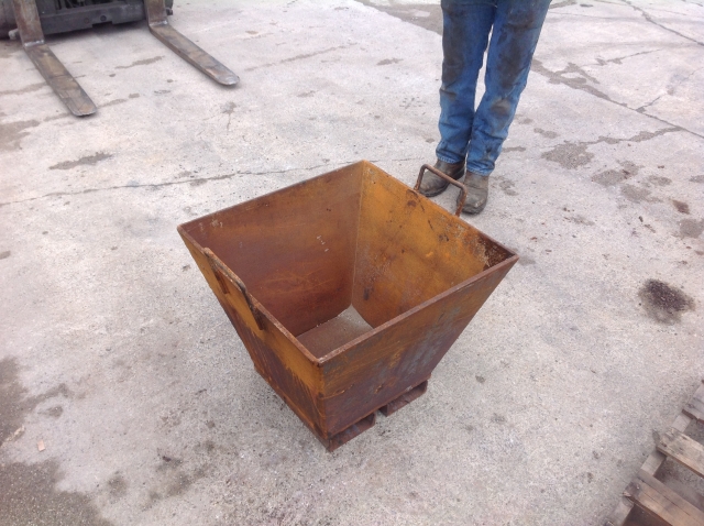 Fabricated Dross Pans Trapezoid shape with fork slots