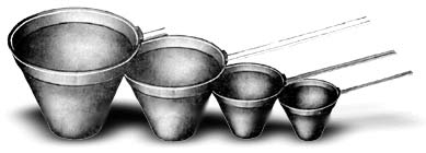 Hand Ladles - Conical Shape